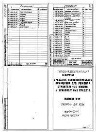 Состав альбома. Шифр 11.80-ТНО СредстваВыпуск 037 Смеситель для воды НВБ-00-00