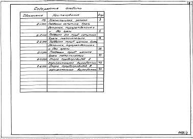 Состав фльбома. Серия У.3.403.2-11 КонструкцииВыпуск 2 Конструкции крепления шахтных коммуникаций (трубопроводов) в горизонтальных горных выработках