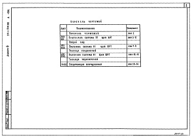 Состав альбома. Типовой проект 211-1-506.90Альбом 3 Задание заводам-изготовителям