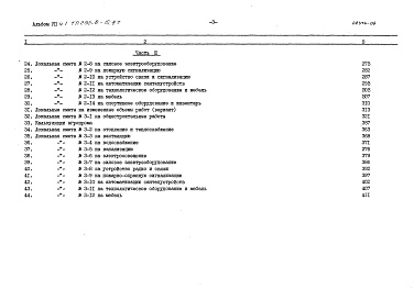 Состав альбома. Типовой проект 292-8-15.87Альбом 7 Сметы. Часть 1