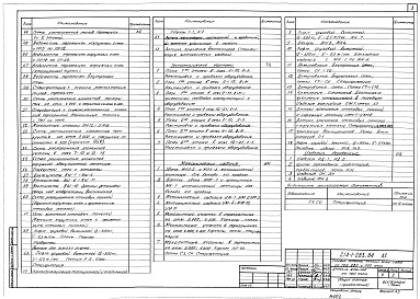 Состав фльбома. Типовой проект 214-1-283.84Альбом 1 Архитектурно-строительные решения. Технологические чертежи. Изделия металлические. Изделия деревянные      