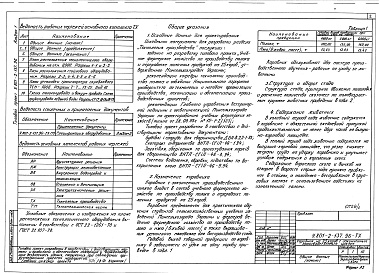 Состав альбома. Типовой проект У.801-2-137.96Альбом 1 Технологические решения. Архитектурные решения. Конструкции железобетонные. Электротехнические решения. Отопление и вентиляция. Водоснабжение и канализация. Тепломеханические решения