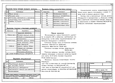 Состав альбома. Типовой проект У.801-2-138.96Альбом 1 Технологические решения. Архитектурные решения. Конструкции железобетонные. Электротехнические решения. Автоматизация. Отопление и вентиляция. Водоснабжение и канализация. Тепломеханические решения 