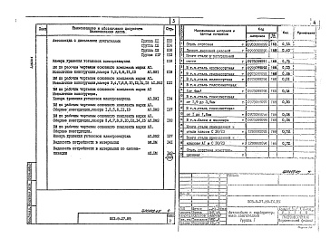 Состав альбома. Типовой проект 503-9-27.89Альбом 4 Ведомости потребности в материалах    