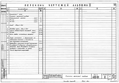 Состав альбома. Серия 1.420.1-25 КонструкцииАльбом 2 Указания по транспортированию, монтажу и демонтажу