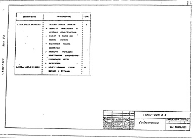 Состав альбома. Серия 1.020.1-6сп ДополнительныеВыпуск 0-2 Указания по расчету конструкций