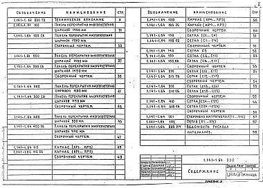 Состав альбома. Серия 1.141-1 ПанелиВыпуск 64 Предварительно напряженные панели с круглыми пустотами длиной 6280, 5980, 5680, 5380, 5080 и 4780 мм, шириной 1790, 1490, 1190 и 990 мм, армированные стержнями из стали класса A-IV. Метод натяжения электротермический. Рабочие чертежи 