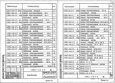 Состав альбома. Серия 1.220.1-4м КонструкцииВыпуск 3-2 Ригели. Пространственные каркасы. Арматурные и закладные изделия. Рабочие чертежи