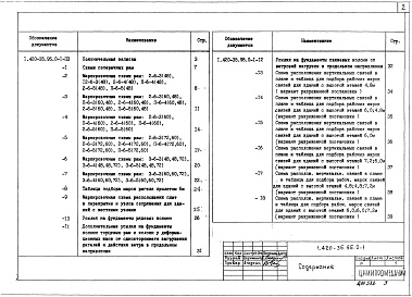 Состав альбома. Серия 1.420-35.95 КонструкцииВыпуск 0-1 Материалы для проектирования каркаса зданий с сеткой колонн 6х6 м