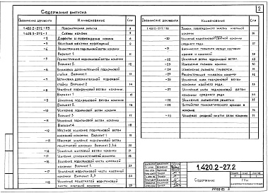 Состав альбома. Серия 1.420.2-27 УсилениеВыпуск 2 Колонны. Материалы для проектирования