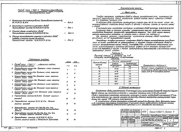 Состав альбома. Серия 1.266.1-1 ПокрытияВыпуск 0 Материалы для проектирования. Перекрываемые пролеты 42, 36, 30, 24, 21, 18, 15 м