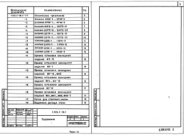 Состав альбома. Серия 1.424.1-13 КолонныВыпуск 1 Колонны. Рабочие чертежи