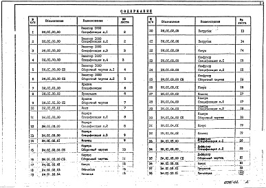 Состав альбома. Серия 1.494-35 ЭжекторыВыпуск 1 Эжекторы низкого давления производительностью 1000 м³/час