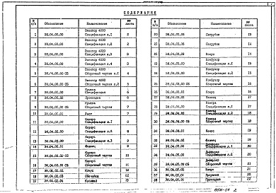 Состав альбома. Серия 1.494-35 ЭжекторыВыпуск 4 Эжекторы низкого давления производительностью 4000 м³/час