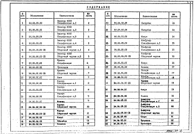 Состав альбома. Серия 1.494-35 ЭжекторыВыпуск 6 Эжекторы низкого давления производительностью 6000 м³/час