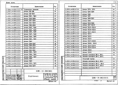 Состав альбома. Серия 2.250-1 ДеталиВыпуск 4 Лестницы каркасно-панельных зданий в конструкциях серии 1.020-1/83. Рабочие чертежи 