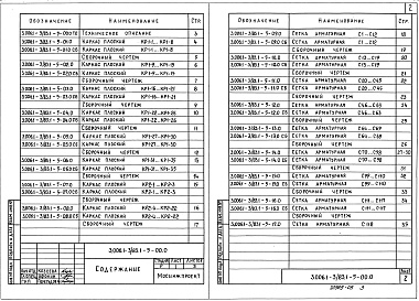 Состав альбома. Серия 3.006.1-3/83 СборныеВыпуск 1-5 Тоннели с применением уголковых стеновых элементов. Плиты перекрытия. Арматурные изделия. Рабочие чертежи 