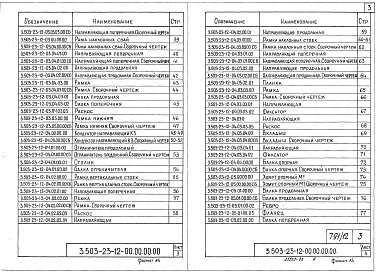 Состав альбома. Серия 3.503-23 ОпорыВыпуск 12 Устои под пролетные строения из пустотных плит длиной 12, 15 и 18 м. Специальные вспомогательные сооружения и устройства для возведения