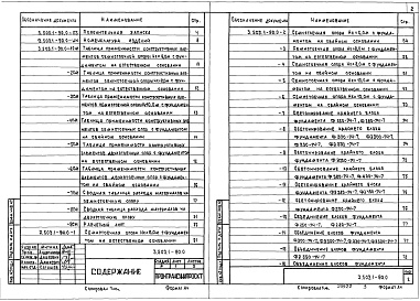 Состав альбома. Серия 3.503.1-90 ПромежуточныеВыпуск 0 Материалы для проектирования. Узлы. Рабочие чертежи