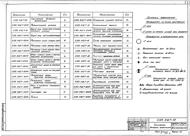 Состав альбома. Серия 3.503.9-62 ПролетныеВыпуск 7 Пролетное строение Lp=3х63 м