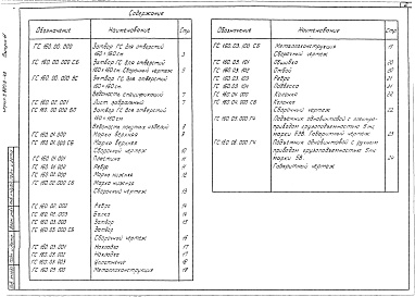 Состав фльбома. Серия 3.820.2-43 ЗатворыВыпуск 11 Рабочие чертежи затворов ГС 160-250, ГС 160-300