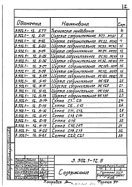 Состав альбома. Серия 3.902.1-12 СборныеВыпуск 5 Соединительные и крепежные изделия. Рабочие чертежи