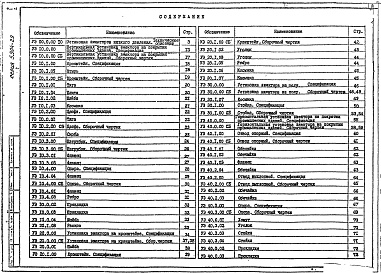 Состав альбома. Серия 5.904-29 УстановкаВыпуск 1 Установка эжекторов низкого давления. Рабочие чертежи 