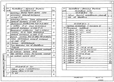 Состав альбома. Типовой проект 407-03-508.88Альбом 2 Строительные конструкции