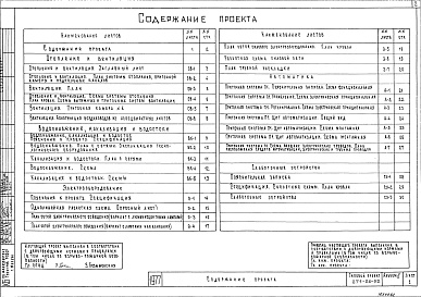 Состав фльбома. Типовой проект 271-20-112Альбом 2 Сантехнические и электротехнические чертежи