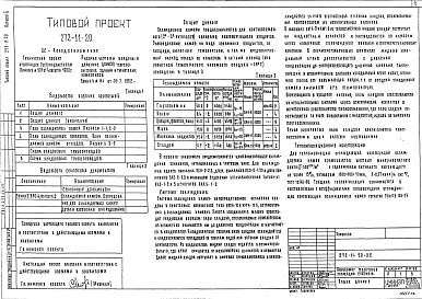 Состав альбома. Типовой проект 272-11-20Альбом 2  Холодоснабжение. Отопление и вентиляция. Водопровод и канализация. Электроснабжение и силовое электрооборудование. Автоматизация устройств инженерного оборудования. Связь и сигнализация     