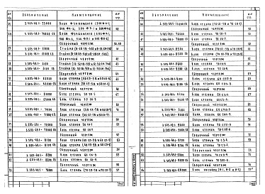 Состав альбома. Серия 3.503-49 УстоиВыпуск 1 Сборные железобетонные изделия. Рабочие чертежи