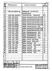 Состав альбома. Серия 3.503-49 УстоиВыпуск 2 Арматурные и закладные изделия для сборных конструкций. Рабочие чертежи