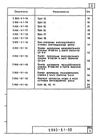 Состав альбома. Серия 2.860-6 УзлыВыпуск 1 Узлы. Рабочие чертежи.