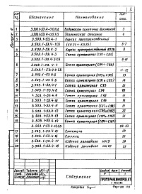 Состав альбома. Серия 3.503.1-53 УстоиВыпуск 4 Арматурные и закладные изделия для монолитных конструкций. Рабочие чертежи