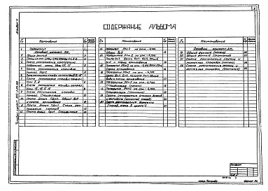 Состав альбома. Типовой проект 902-1-101.85Альбом 5 Строительные решения. Подземная часть.          