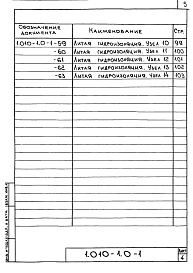 Состав альбома. Серия 1.010-1 ГидроизоляцияВыпуск 0-1 Окрасочная, штукатурная и литая гидроизоляция. Материалы для проектирования