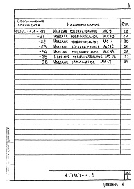 Состав альбома. Серия 1.010-1 ГидроизоляцияВыпуск 1 Закладные и соединительные изделия. Рабочие чертежи