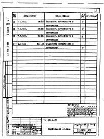 Состав фльбома. Типовой проект 901-3-179Альбом 7 Ведомости потребности в материалах Часть 1 Отстойники и фильтры (т.п. 901-3-177) Часть 2 Микрофильтры