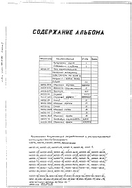 Состав фльбома. Типовой проект 406-9-223Альбом 1 Рабочие чертежи