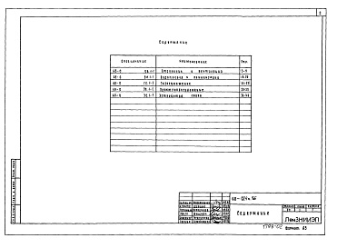 Состав фльбома. Типовой проект 68-024м.86Альбом 4 ОВ.1-1 Отопление и вентиляция