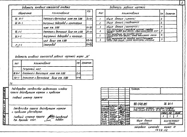 Состав альбома. Типовой проект 88-046.86Альбом 7 Газопровод (Г.1-1)