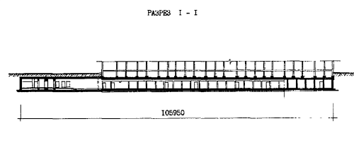 Состав Типовой проект А-II-47/2400-80/2П Гараж-стоянка типа «А» под 3-х секционным жилым домом П30-5/12Г