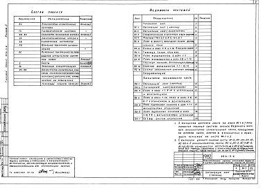 Состав альбома. Типовой проект 224-2-6Альбом 6 Архитектурно-строительные, санитарно-технические (отопление) чертежи (дополнения, направленные на повышение тепловой защиты здания) 