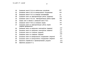 Состав фльбома. Типовой проект 254-5-36.86Альбом 3 Сметы часть 1 (базисные цены)