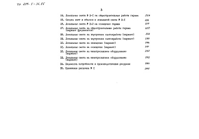 Состав фльбома. Типовой проект 254-5-36.86Альбом 3 Сметы часть 3 (местные цены)