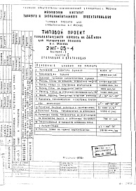 Состав альбома. Типовой проект 2МГ-05-4Часть 2 Выпуск 3 Отопление и вентиляция