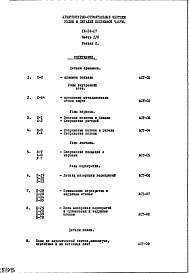 Состав альбома. Типовой проект IX-16-17Часть 1/0 Раздел 2 Архитектурно-строительные чертежи узлов и деталей подземной части здания