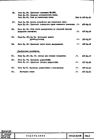 Состав альбома. Типовой проект 1605АМ-04/12юЧасть 1 Раздел 2/Кр. Архитектурно-строительные чертежи Узлы и детали крыши