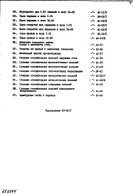 Состав альбома. Типовой проект II-68-04/12М1Часть 1 Раздел 1/1-12 Архитектурно-строительные чертежи надземной части здания