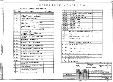 Состав фльбома. Типовой проект А-II-2700-79/3МАльбом 1 Технологические решения, архитектурно-строительные решения. Организация строительства